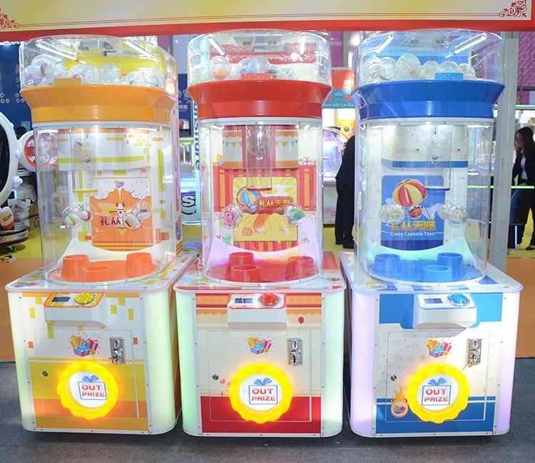 Crazy Capsule Toys Vending Prize Game Machine With 1 Year Warranty