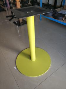 Quality Resrautant Custom Metal Table Bases Adjustable Feet Round Base Stainless Steel Material wholesale