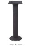Cast Iron Metal Furniture Legs Powder Coated Commercial Funiture Component