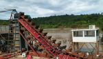 10m 100CBM/H Iron Bucket Chain Dredger For Construction Works