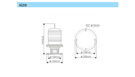 220V 10W Aircraft Warning Lights For Buildings