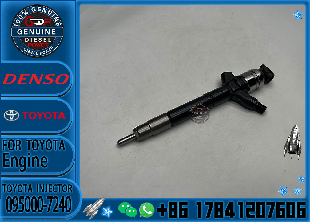 095000-7240 23670-0R010 23670-09200 Auto Diesel Fuel Injector Nozzle 0950007240 for Toyota Avensis / Verso 2.2 d 7240