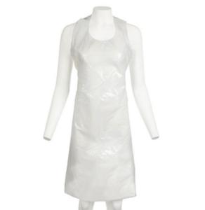 Quality Embossed Surface PE Apron White Disposable Anti Barrier For Medical wholesale