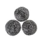 Non Toxic Material Stainless Steel Scrubbers , Long Lifetime Scouring Pad Safe