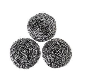 Quality Non Toxic Material Stainless Steel Scrubbers , Long Lifetime Scouring Pad Safe For Stainless Steel wholesale