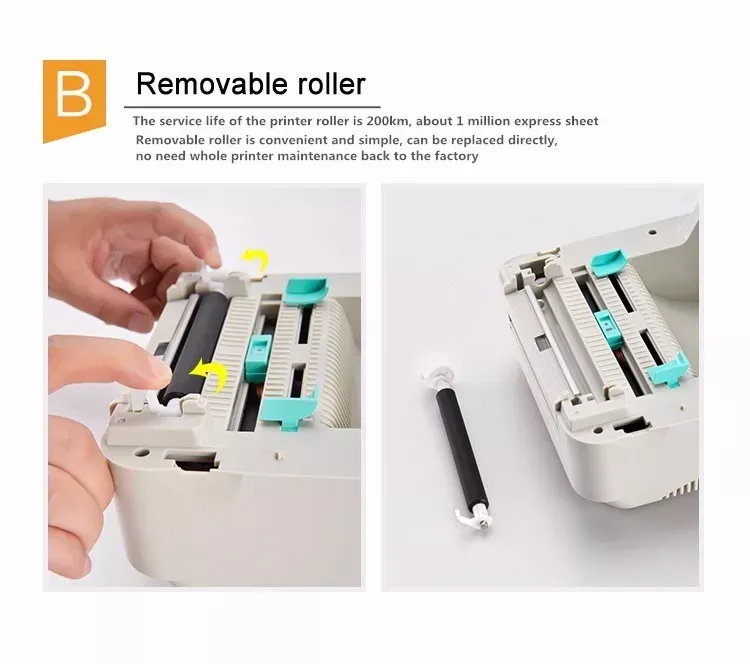 XP460B Express Waybill 100MM Thermal Barcode Self Adhesive Label Printer
