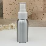 Metal Aluminum Lotion Pump Bottle 18 / 20 / 24mm 50ml Trigger Mist Sprayer