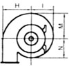 Low in noise centrifugal air-blower