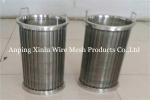 Reverse Rolled Rotary Drum Fine Screen Cylindrical FITO Wire Wedge Screen