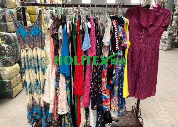 Top grade used women's clothing , ladies cotton dresses , second hand clothes