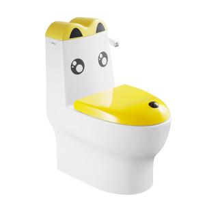 Quality Children One Piece Toilets , S Trap Siphon Action Jetted Bowl wholesale