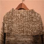 100% Acrylic Casual Neck Ladies Hoodie Sweater With Two Pockets