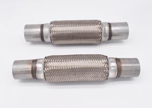 Quality ID 57mm Overall 252mm exhaust pipe Vibration Absorb Truck Connector Stainless Steel Exhaust Bellows Flex Pipe wholesale