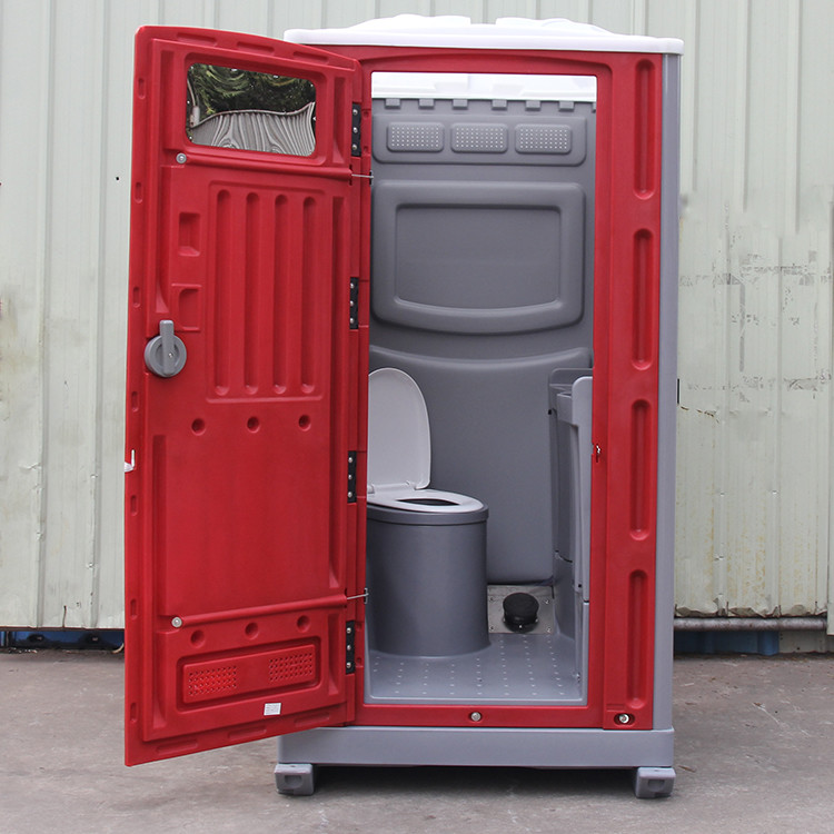 Chemical HDPE Portable Toilet Plastic Mobile With Water Tank Rental In Park