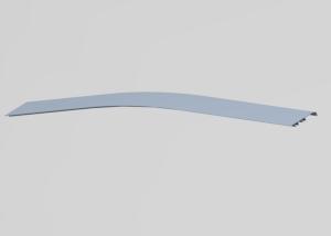 Quality Outer Decking Escalator Spare Parts T 2 Escalator Glass Balustrade SUS304 wholesale