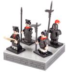 KT1088 Qin empire medival emperor soldier figures armor weapon accessories
