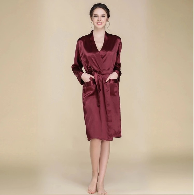 Woven Sleeveless Mulberry Silk Nightgown For Sleeping Plus Size