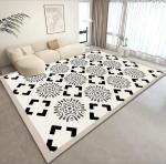 Simple Drawing Style TPR Loop Velvet Living Room Floor Carpet Special Style