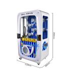 Single Player Toys Claw Machine , Coin Operated Crane Vending Machine