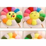 Sun Flower Shape Soft Seat Cushion Various Color Super Soft Fabric 40 - 60CM