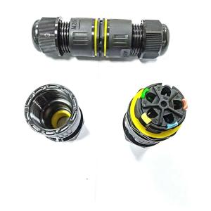 Quality M25 Sraight Nylon PA66 5P Waterproof Power IP68 Connector for Outdoor LED wholesale