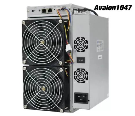 2380W BTC Miner Machine Canaan Avalon 1047 37TH/S 190x190x292mm