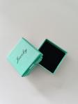 Flexo Cosmetic Paper Printed Packaging Box Embossing Bright Green