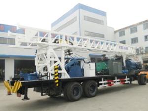 Quality BZT600 Drill Rig Truck With 90kw Electric Motor 600m Depth 500mm Diameter wholesale