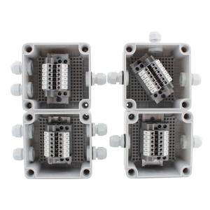 Quality 100*100*75mm Pastic Electrical Enclosure Cable Junction Box Connectors Assembled Waterproof wholesale