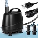6FT Cord Small Circulation Submersible Water Pump High Lift 35W