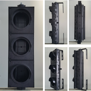 Flip Door Integrated Housing 3-Aspect Body 100MM Body Road Traffic Light Part