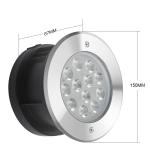 18W DC24V Input IP68 Color Changing Outdoor Led Underwater Lights