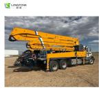 Used 25T Truck Concrete Pump With Max. Delivery Height 24 - 36 M Oil Tank