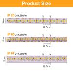 Waterproof 240leds 10mm 3000K 4000K 6500K LED Light Strip with 50000 Working