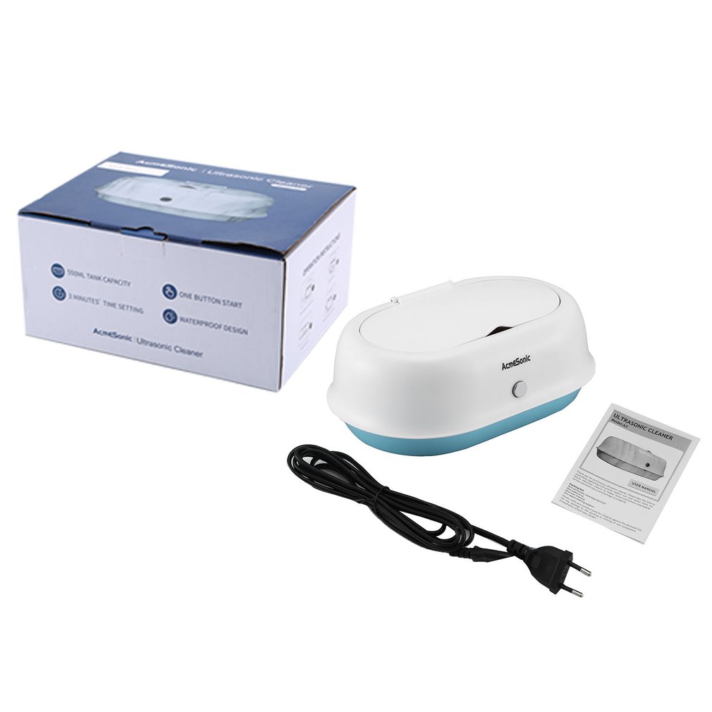 35W Household Ultrasonic Cleaner Necklace Watch Ultrasonic Home Jewelry Cleaner
