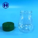 Small Salt Pepper Round PET Empty Plastic Spice Jar 100ml Flip Top Lids 6 Holes