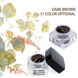 Quality Stable / Long Lasting Eyebrow Tattoo Microblading Pigment Dark Brown Color wholesale