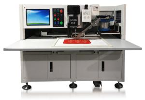 Quality Shoe Upper CNC Leather Nailing Machine / Nail Attaching Machine Adjustment wholesale