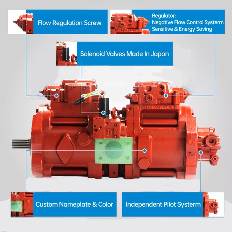 K3V K5V Excavator Hydraulic Piston Pumps K3V63 K3V112 K5V80DTP