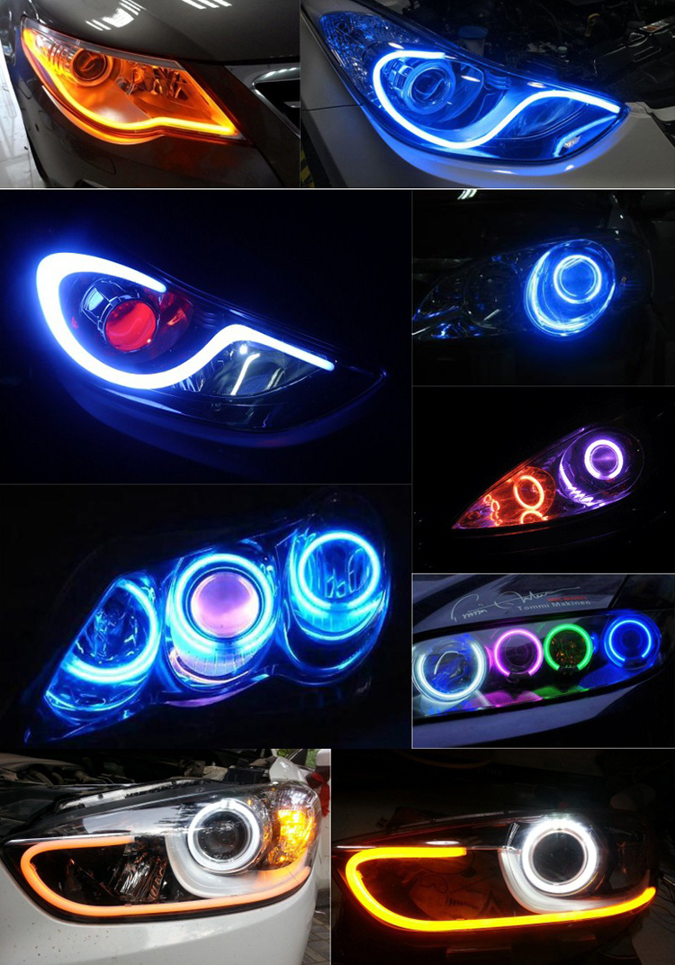 SMD2835 120LED LED Neon Strip Light , LED Neon Rope Tube Waterproof 6x12mm