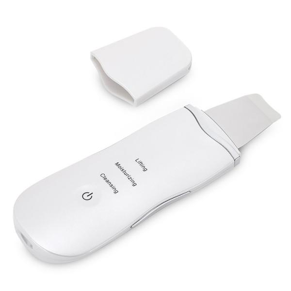 Cheap White Digital Skin Scrubber Ultrasonic Facial Skin Scrubber Peeling Machine for sale