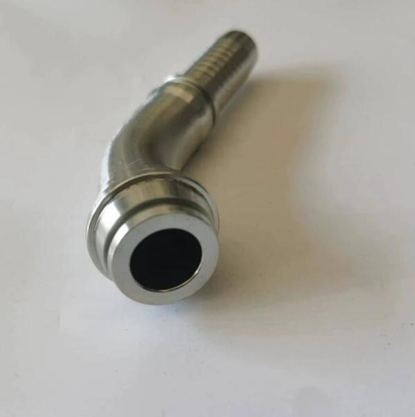 45-Degree Hydraulic Hose SAE Flange Fitting 6000 Psi 87641 Advantage Long