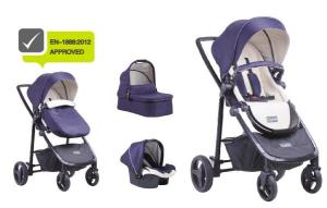 Quality Deluxe Aluminum 3 in 1baby stroller wholesale