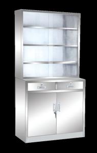 Quality Multi Layer Stainless Steel Medical Cabinet , Metal Medicine Cabinet wholesale