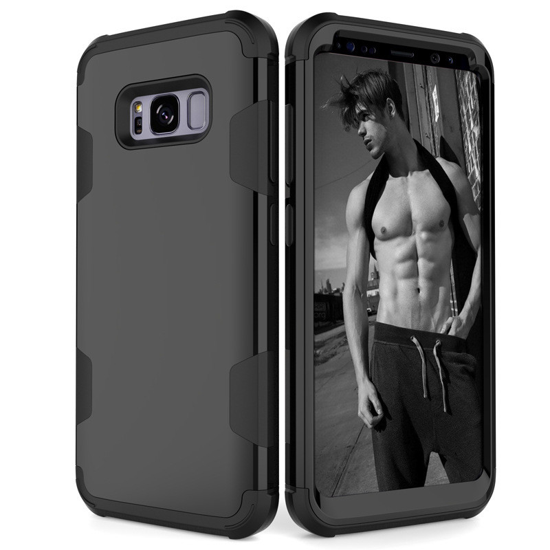 Camera Protection Back Cover Raised Edges Screen Protection For Samsung S8 Plus