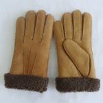 Sheepskin Merino Lamb Fur Lined Leather Shearling Gloves