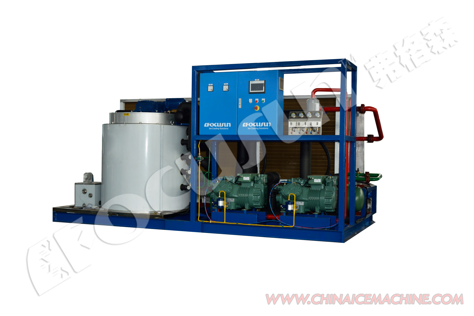 Directly Sold by 10T Flake Ice Machine with A/W Cooling Way and 380v/50hz/3p Voltage