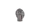 Zamac Alcohol Bottle Lids , Silver Spirit Bottle Tops Logo Engraving