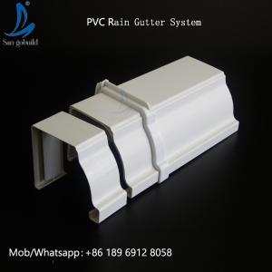 Quality Factory Sale Roofing Materials Whosale PVC Rain Gutter Malaysia/Philippines/Kenya wholesale