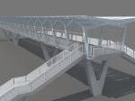 Pedestrian Bridge, Footway bridge, Light steel bridge,prefabricated steel
